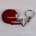 Promotional pvc led torch with key chain